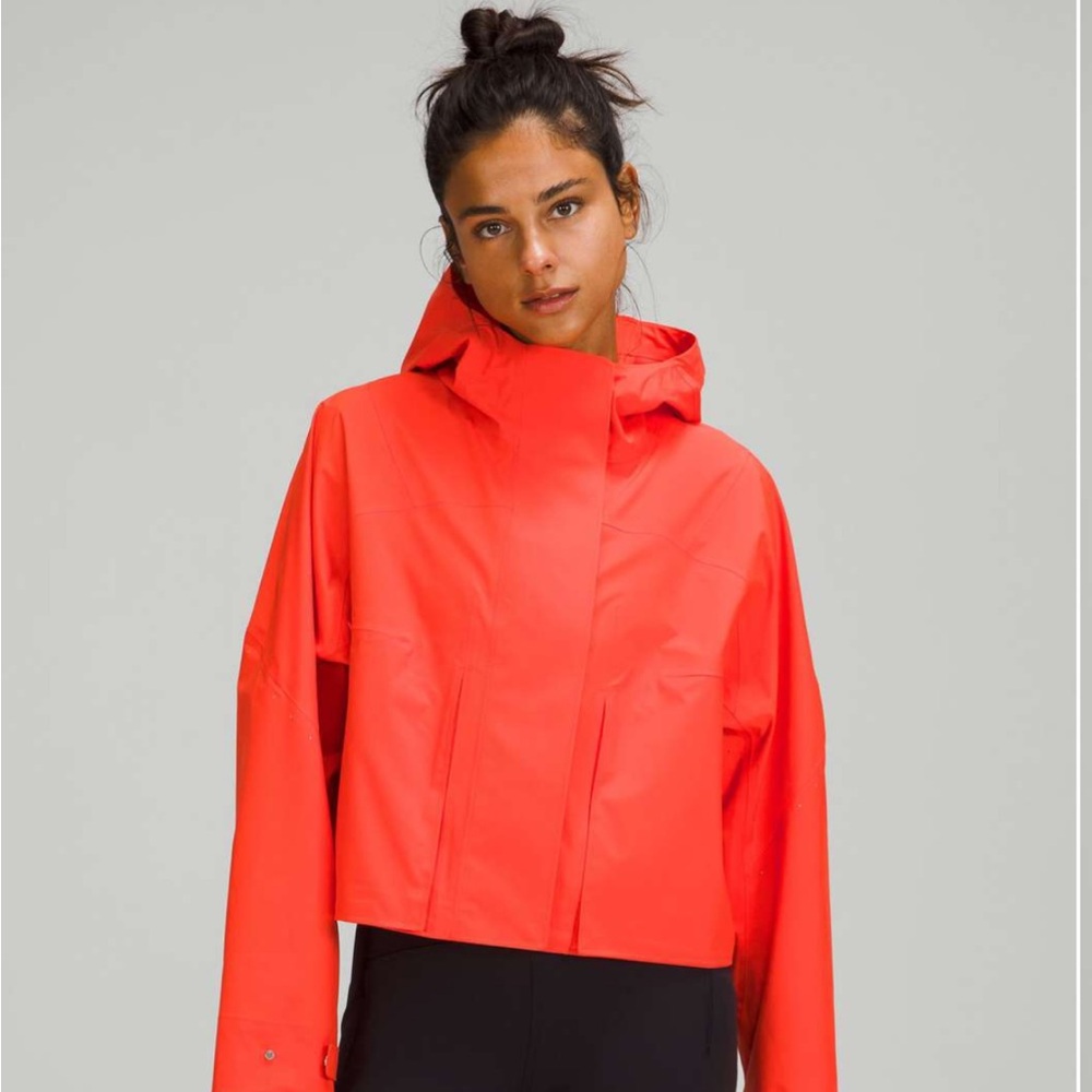 Lululemon Rain Chaser Jacket Autumn Red Size 12